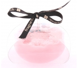 Fragrant Engagement Glycerínové mydlo masážne s hubkou naplnenou vôňou parfumu Lanvin Marry Me v bieloružovej farbe 200 g