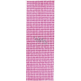 Albi Samolepiace kamienky ružové 4 mm 828 kusov
