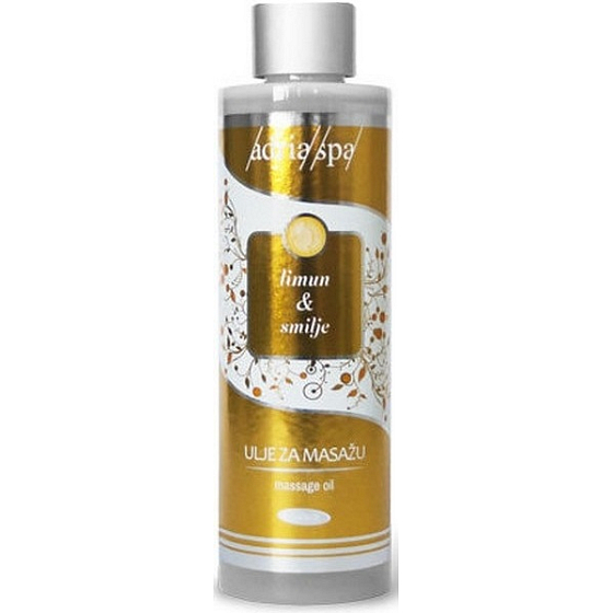 Adria Spa Citron & Slamienka regeneračný masážny olej proti striám 200 ml