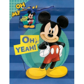 Ditipo Darčeková papierová taška 18 x 10 x 22,7 cm Disney Mickey Mouse Oh, Yeah