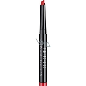 Artdeco Full Precision Lipstick polomatná rúž 10 Red Hibiscus 2,9 g