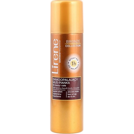 Lirene Beauty Care samoopaľovací pena na tvár a telo 150 ml