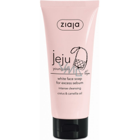 Ziaja Jeju White protizápalové a antibakteriálne mydlo na tvár 75 ml