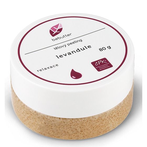 Aromatica Bebutter Bio Levanduľa telový peeling 80 g