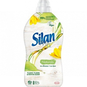 Silan Naturals Ylang Ylang & Vetiver Scent koncentrovaná aviváž 58 dávok 1,45 l