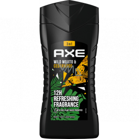 Axe Wild Mojito & Cedarwood 3v1 sprchový gél pre mužov 250 ml