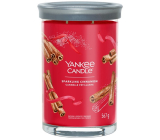 Yankee Candle Sparkling Cinnamon - sviečka Sparkling Cinnamon Signature Tumbler veľké sklo 2 knôty 567 g