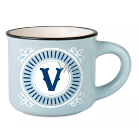 Hrnček na espresso Albi - písmeno V 45 ml