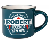 Albi Espresso hrnček Robert - Statočný muž, legenda medzi mužmi 45 ml