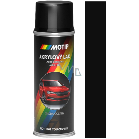 Motip Škoda Akrylová farba na auto v spreji SD 9910 Black magic metalic 200 ml
