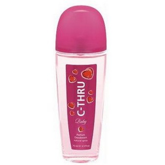 C-Thru Ruby parfumovaný dezodorant sklo pre ženy 75 ml