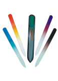Abella Pilník sklenený obojstranný LUX 14 cm rôzne farby 1 kus