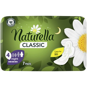 Naturella dámske vložky Classic Night, 7 ks