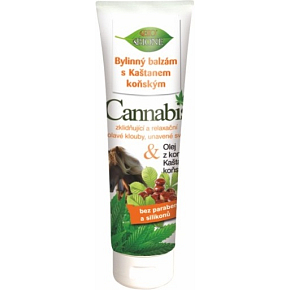 Bione Cosmetics Cannabis bylinný balzam s gaštanom konským 300 ml