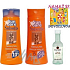 Bohemia Gifts Solsolis Sun Care OF10 opaľovacie mlieko 250 ml, mlieko po opaľovaní 250 ml, Bacardi 5 cl