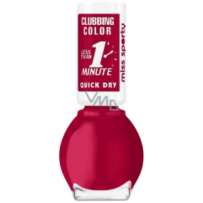 Miss Sporty Clubbing Color lak na nechty 130 Red Fever 7 ml