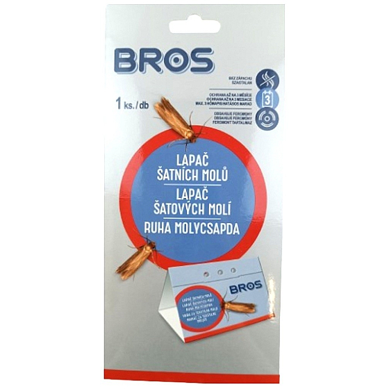 Bros Lapač šatníkových molí v skriniach a zásuvkách 1 kus