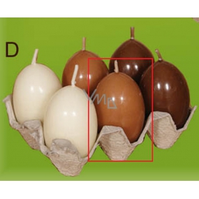 Lima Vajíčko s vôňou sviečka svetlo hnedá 40 x 60 mm 1 kus