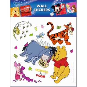 Nálepky na stenu Disney Macko Pú 30 x 30 cm