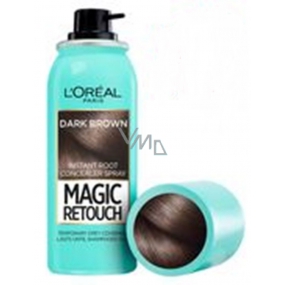 Loreal Paris Magic Retouch vlasový korektor šedín a odrastov 02 Dark Brown 75 ml