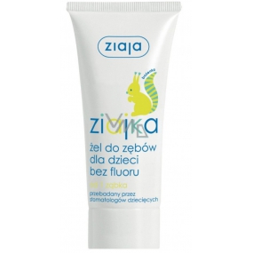 Ziaja Ziajka Veverička zubná pasta bez fluóru 50 ml