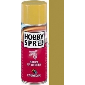 Colorlak Hobby Farba na ozdoby zlatá sprej 160 ml