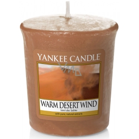 Yankee Candle Warm Desert Wind - Teplý púštne vietor vonná sviečka votívny 49 g