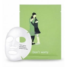 Package Dont worry - Bez obáv ošetrujúce textilné maska na tvár 25 g