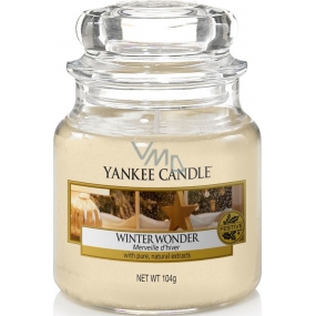 Yankee Candle Winter Wonder - Zimný zázrak vonná sviečka Classic malá sklo 104 g