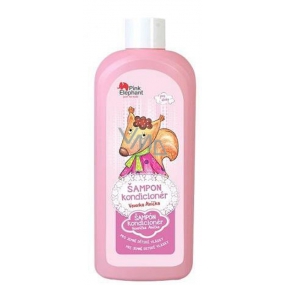 Pink Elephant Veverka Anička 2v1 šampón a kondicionér na vlasy s obsahom panthenolu pre deti 500 ml