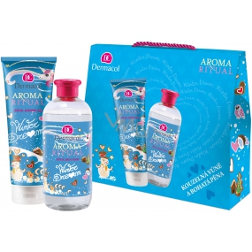 Dermacol Aroma Ritual Winter Dream sprchový gél pre ženy 250 ml + pena do kúpeľa 500 ml, kozmetická sada