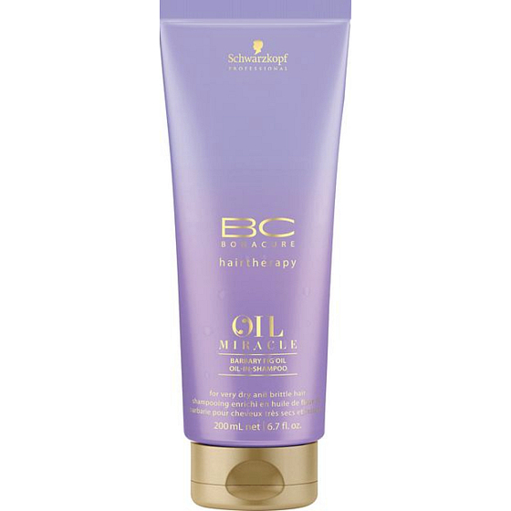Schwarzkopf Professional BC Bonacure Oil Miracle Barbary Fig Oil-In-regeneračný šampón pre veľmi suché a lámavé vlasy 200 ml