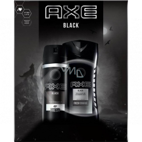 Axe Black deodorant sprej pre mužov 150 ml + sprchový gél 250 ml, kozmetická sada