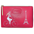Lancome Paris kozmetická taštička ružová pre ženy 20 x 14 x 5 cm