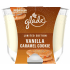 Glade Maxi Vanilla Caramel Cookie s vôňou vanilkových sušienok a karamelu veľká sviečka v skle, doba horenia až 52 hodín 224 g