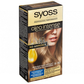 Syoss Oleo Intense Color farba na vlasy bez amoniaku 8-50 Natural ashy fawn