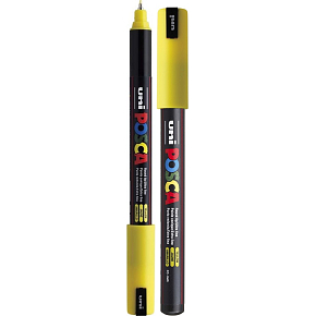 Posca Univerzálny akrylový popisovač 0,7 mm žltý PC-1MR