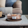 WoodWick Cashmere vonná sviečka s dreveným knôtom a viečkom zásielka 453 g