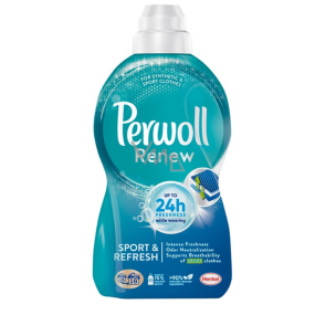 Perwoll Renew Sport & Refresh prací gél na športové a syntetické oblečenie 18 dávok 990 ml