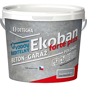 Detecha Ekoban Forte Plus farba na drevo i betón, RAL 7045 tmavohnedý, 5 kg