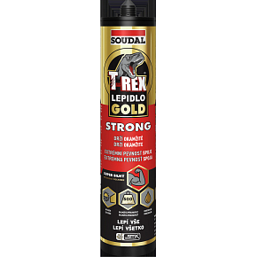 Soudal T-Rex Gold Strong montážne lepidlo, 290 ml