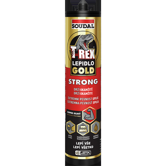 Soudal T-Rex Gold Strong montážne lepidlo, 290 ml