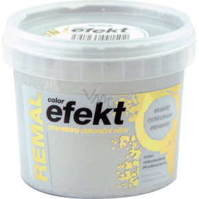 REMAL Efekt dekoračná maliarska lesk, 0900 strieborný, 250 g