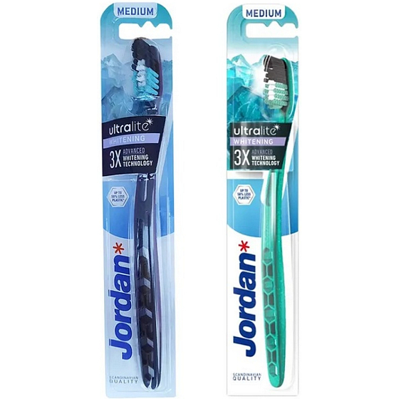 Jordan Ultralite Whitening Medium zubný kartáčik, 1 ks