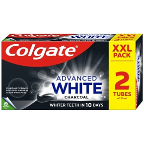 Colgate zubná pasta Advanced White Charcoal 2x75ml