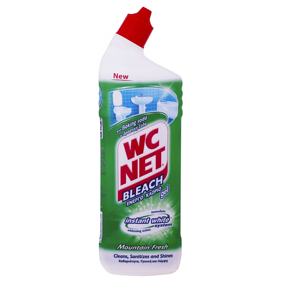 Wc Net Bleach gél Mountain Fresh gélový čistič wc a kúpeľne 750 ml