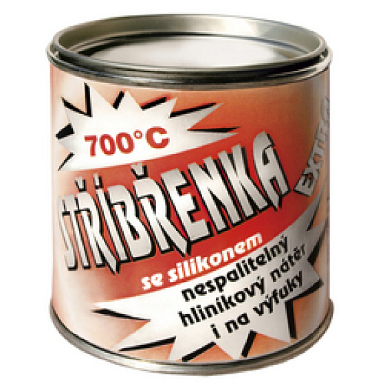 Stříbřenka Extra 220 g nespáliteľný hliníkový náter so silikónom