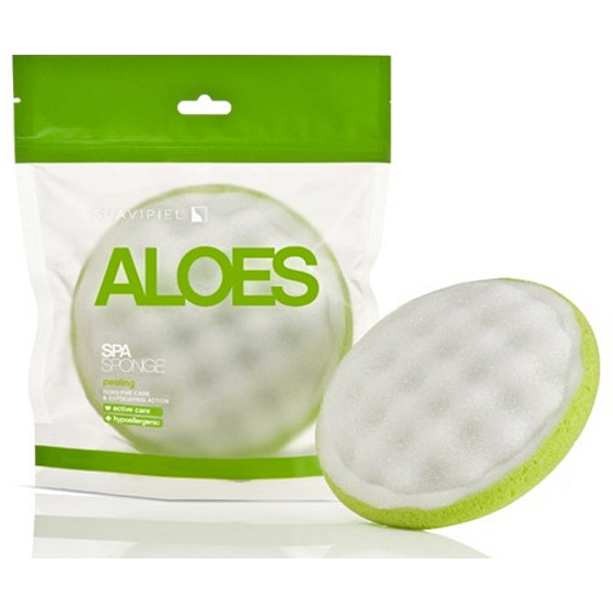 Suavipiel Aloes obojstranná špongia peeling