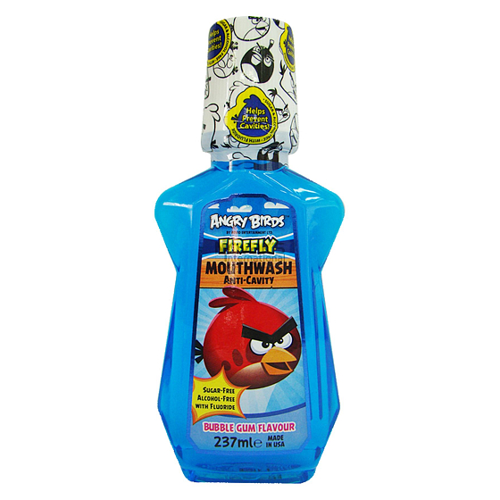 Angry Birds Ústna voda pre deti 237 ml