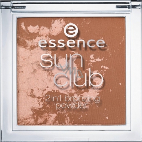Essence Sun Club 2v1 Bronzing Powder bronzový púder 10 Sunshine 10 g